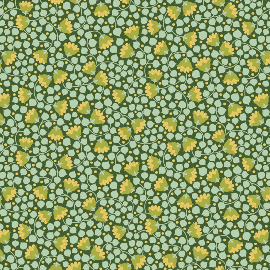 Tilda Patchwork Stoff Baumwolle - Wallflower - Bellflower Pine